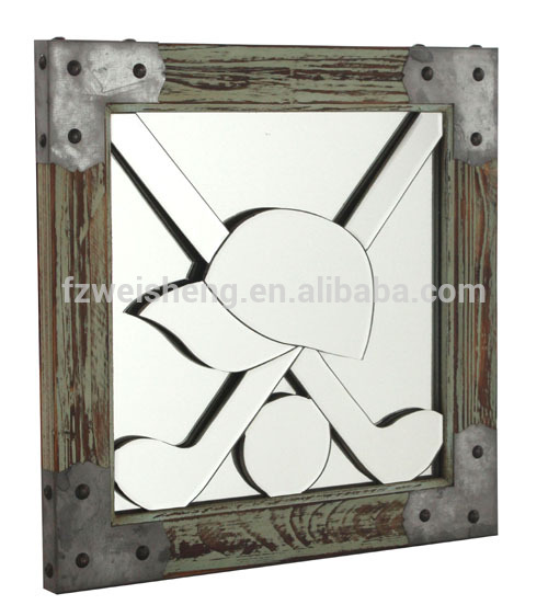 hand carved decorative wood mirror frame for home decoration